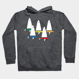 OK Dinghy Sailboats Racing Hoodie